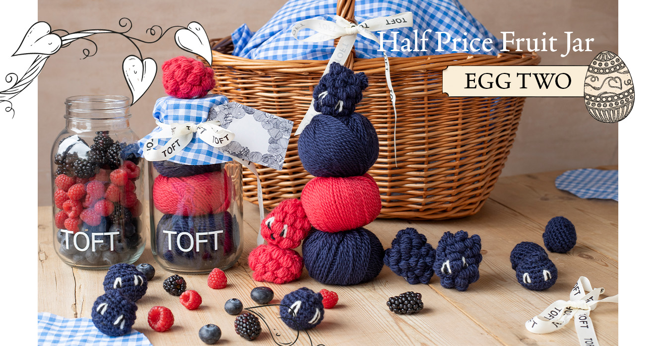 Easter Egg Two half price mixed berries jam jar